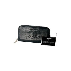 Authentic Chanel Black Caviar Wallet